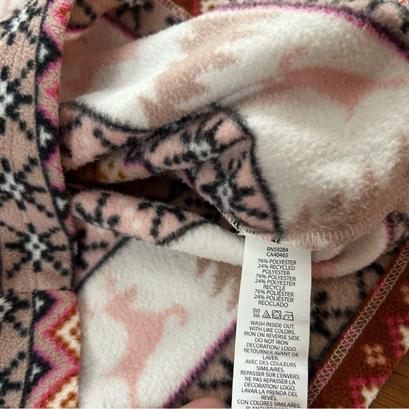 Nordic Fair Isle Reindeer Fleece Hoodie & Pants Set | 4T | The Children’s Place - Picture 4 of 7